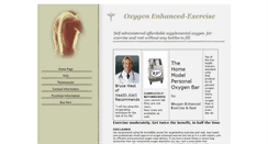 Desktop Screenshot of oxygen-therapy.biz